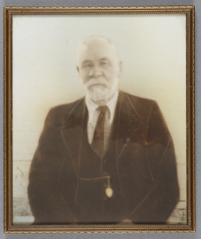 Framed Photograph Portrait Of An Unidentified Man Ison S Portraits