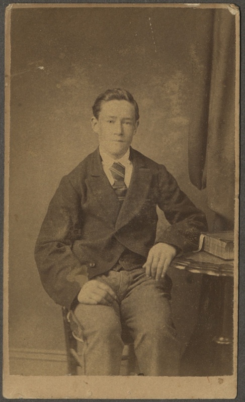 Studio Head And Shoulder Photo Of A Seated Formally Attired Gentleman