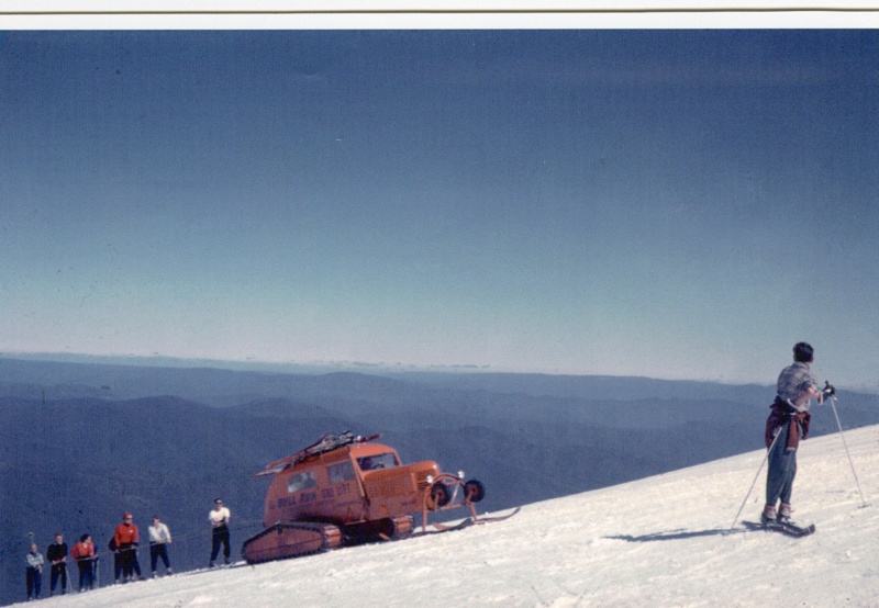 Photograph Skiers Towed Behind Snow Cat Mt Buller Ap Ehive