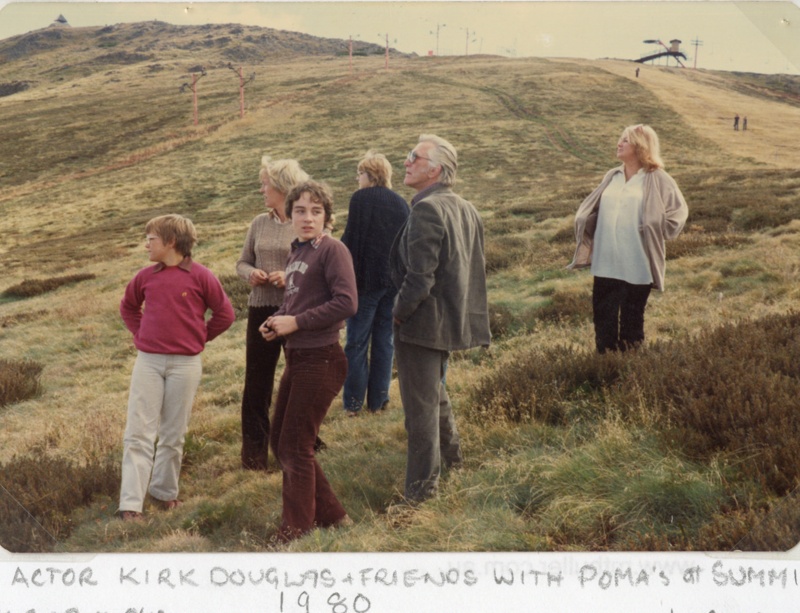 Photograph Kirk Douglas And Friends Summit Mt Buller Vmbm