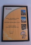 Variety Club Certificate; Variety - the Children's Charity; 2013; D-BCL-090