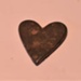 Metal heart shape; Unknown; C-05-0073