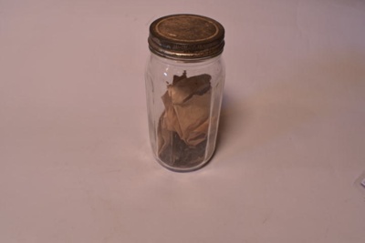 Jar of Shoe Tacks; Unknown; C-15-0055