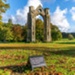 Walsingham Holy House, <a href="https://britishpilgrimage.org/wp-content/uploads/2020/04/Walsingham-Abbey-and-the-site-of-the-Holy-House-of-Nazareth-scaled.jpg/"target="_blank">Site of Holy House with Priory Ruins, Walsingham</a>; 11th c.; England; EXH95: Walsingham Holy House