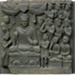 Schist panel showing the first sermon of the Buddha, <a href="https://asia.si.edu/object/F1949.9a-d/"target="_blank">National Museum of Asian Art, Smithsonian, F1949.9d</a>
; Late 2nd to early 3rd century; Gandhāra; EXH1c: F1949.9c