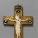 Reliquary crucifix, <a href="http://collections.vam.ac.uk/item/O111551/reliquary-cross-crucifix-unknown/"target="_blank">Victoria and Albert Museum, 7943-1862</a>; c. 900-1000; England; EXH84: 7943-1862