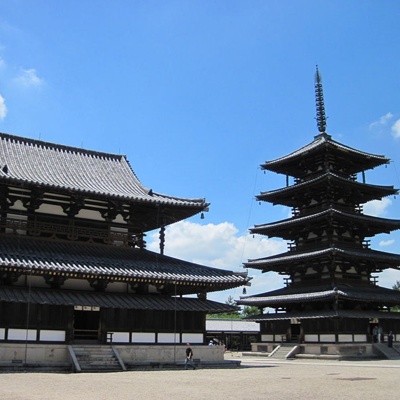 Hōryūji (法隆寺), </a><a href=https://whc.unesco.org/en/list/660/"target="_blank">Nara, Japan</a>; 607; Japan; EXH20: UNESCO 660