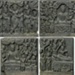 Four schist panels showing scenes from the life of Buddha, <a href="https://asia.si.edu/object/F1949.9a-d/"target="_blank">National Museum of Asian Art, Smithsonian, F1949.9a-d</a>
; Late 2nd to early 3rd century; Gandhāra; EXH1a-d: F1949.9a-d 