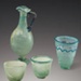 Roman Glass Ewer, <a href="https://www.heritage.go.kr/heri/cul/culSelectDetail.do?VdkVgwKey=11,01930000,11&pageNo=1_1_1_0"target="_blank">National Museum of Korea, NT 193 </a>; 5th c.; Syria; EXH135, NT193