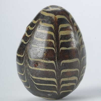 Resurrection Egg, <a href="https://samlingar.shm.se/object/69543E3B-27F2-4610-9056-7159E2AE8586"target="_blank">Swedish History Museum, 18562</a>; 800–1100; Ukraine; EXH106: SHM 18562