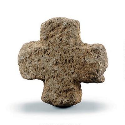 Nestorian Cross, <a href="https://museum.ssu.ac.kr/en/exhibition/permanent-exhibition/history-hall-for-christianity-in-korea/"target="_blank">Bulguksa Museum</a>; 8th-9th century; EXH141
