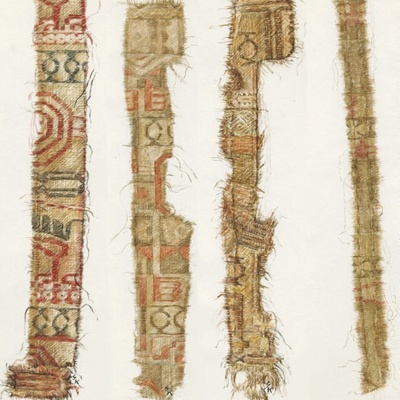 Oseberg Silk Fragments, <a href="https://archaeology.org/issues/march-april-2014/digs-discoveries/viking-oseberg-ship-persian-silks/"_blank">University of Oslo </a>; 9th c.; Central Asia; EXH138: various