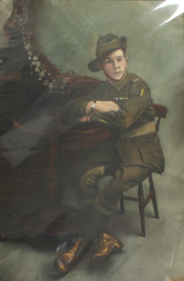 A formal canvas oil painting of James Ford ; W. Dallimore; c. 1914-1918; 2023.836.10 A formal canvas oil painting of James Ford ; W. Dallimore; c. 1914-1918; 2023.836.10