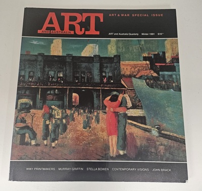art and australian quarterly winter 1991 cover art and australian quarterly winter 1991 cover