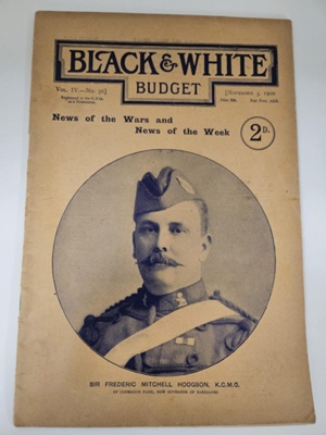 Black & White Budget Magazine, Vol IV No 56, November 3, 1900; W J P Monckton 63 Feet Street London; November 3  1900; 2025.992.1