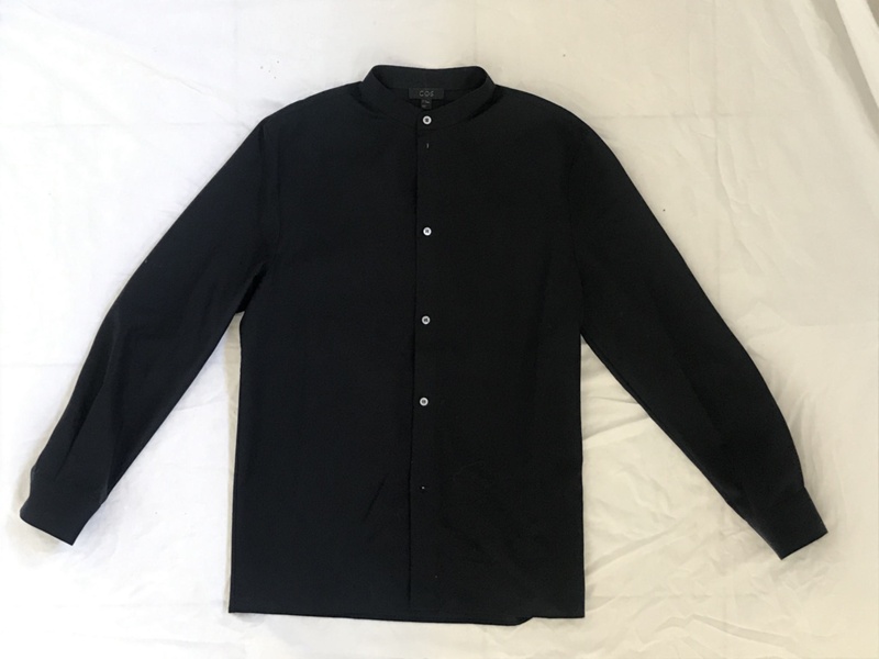 Wool Grandad Collar Shirt; COS; MSA - 002 | eHive