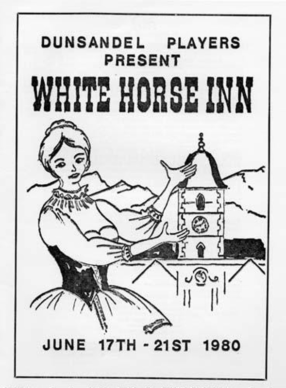 1980 White Horse Inn 1st page program; DHS0428 eHive