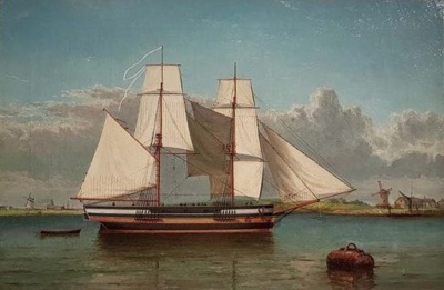 LADY NELSON in Sydney Cove or Yarrow River; Unknown; c1800; SF001443 LADY NELSON in Sydney Cove or Yarrow River; Unknown; c1800; SF001443