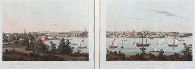 View of Sydney from the East Side of the Cove, number 1; John Eyre - Artist; 1810-1811; SF000724