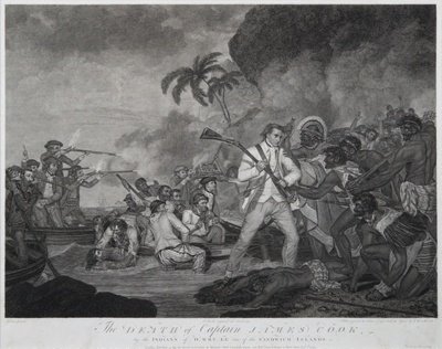The Death of Captain James Cook; George Carter - Artist; 1784; SF001758