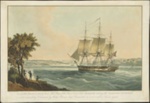 East Indiaman MELLISH entering Sydney Harbour; William John Huggins - Artist; c1830