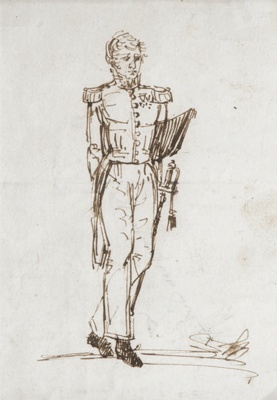 Portrait of Louis Claude de Saulces de Freycinet; Joseph Alphonse Pellion - Artist; SF001609