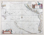 Mar del Zur Hispanis Mare Pacificum; Johannes Janssonius - Cartographer; 1650; SF000896