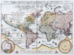 Nova Totius Terrarum Orbis Geographica ac Hydrographica Tabula; Matthaus Merian - Engraver; c1646; SF000821