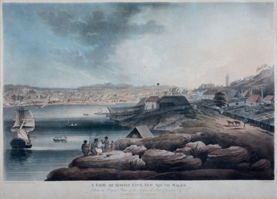 View of Sydney Cove, New South Wales; Edward Dayes - Artist; 1804; SF000747
