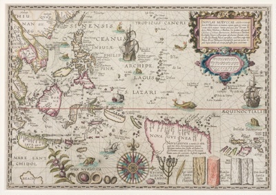 Far East Spice Map; Petrus Plancius - Cartographer; 1617; SF001460
