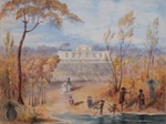 Government House, Perth, Western Australia; Cleobulina Amellia Reveley - Artist; c1830; SF000909