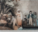 Transplanting of the bread fruit trees from Otaheite; Thomas Gosse - Artist; 1796; SF001055