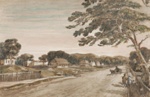 Sketch of the town of Perth, Western Australia; Charles Dirck Wittenoom - Artist; c1832; SF001632