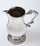 Commemorative silver jug from the voyage of HMS BEAGLE; c1760; SF000803