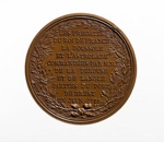 Commemorative medal for the La Pérouse expedition which sailed in June 1785; Pierre Simon Benjamin Duvivier - Engraver; 1785; SF000695