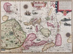 Far East Map; Jan Huyghen van Linschoten - Cartographer; 1596