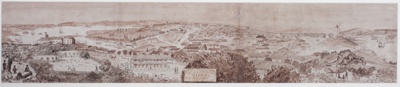 Vue de la Ville du Port de Sidney en Nouvelle Holland; Unknown; 1829; SF000714