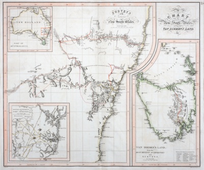 Chart of New South Wales and Van Diemen’s Land; Jehoshaphat Aspin - Author/Maker; 1827; SF000045