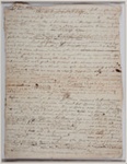 Draft report of the arrest of the BOUNTY mutineers on Tahiti; Edward Edwards - Author; 1791; SF000164