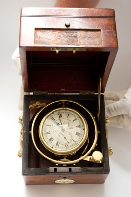 Chronometer carried by HMS BEAGLE on Darwin’s famous voyage; William Edward Frodsham; 1825; SF001165