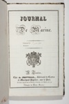 Voyage autour du monde sur la corvette La Favorite - Manuscript Journal; Cyrille Pierre Théodore Laplace - Author; 1833-39 - Volume I; SF001127