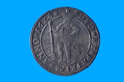 Coin from the wreck of the Dutch ship BATAVIA; 1624; Amsterdam, Netherlands; SF000986