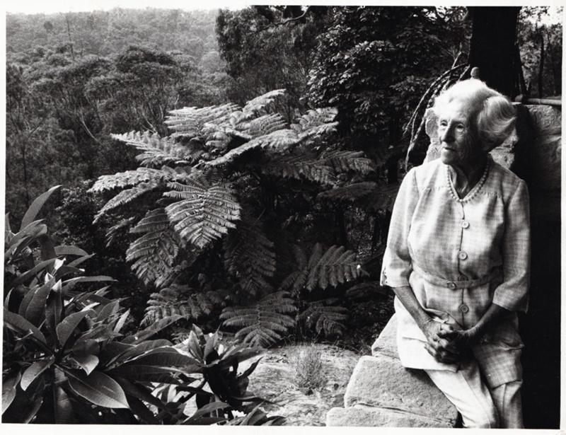 Ahimsa - Portrait: Marie Byles In Her Garden ; John Fairfax And Sons L ...