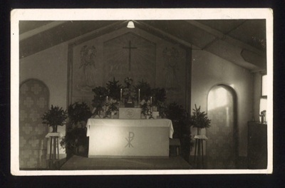 Photograph - chapel at P.O.W. camp 83 - Old Malton; 6661 Photograph - chapel at P.O.W. camp 83 - Old Malton; 6661