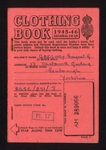 Board of Trade clothing book 1945-46 - Margaret G. Gregory - Scarborough; 1/01/1945; 2369