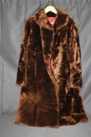 1955 Fur coat. Beaver lamb fur (sheepskin processed to resemble beaver or seal fur); 74803 1955 Fur coat. Beaver lamb fur (sheepskin processed to resemble beaver or seal fur); 74803