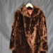1955 Fur coat. Beaver lamb fur (sheepskin processed to resemble beaver or seal fur); 74803