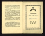 Civil Defence information leaflet no: 3 - "Evacuation - why and how ?" - July 1939; 1/07/1939; 13117