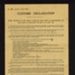 Customs declaration form S569 (2 pages) - "Customs declaration" - April 1938; 2498 Customs declaration form S569 (2 pages) - "Customs declaration" - April 1938; 2498