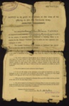 Army form E531A - "Notice on joining the Territorial Army" - A.J.B. Turner - 14/07/1943; 14/07/1943; 5153